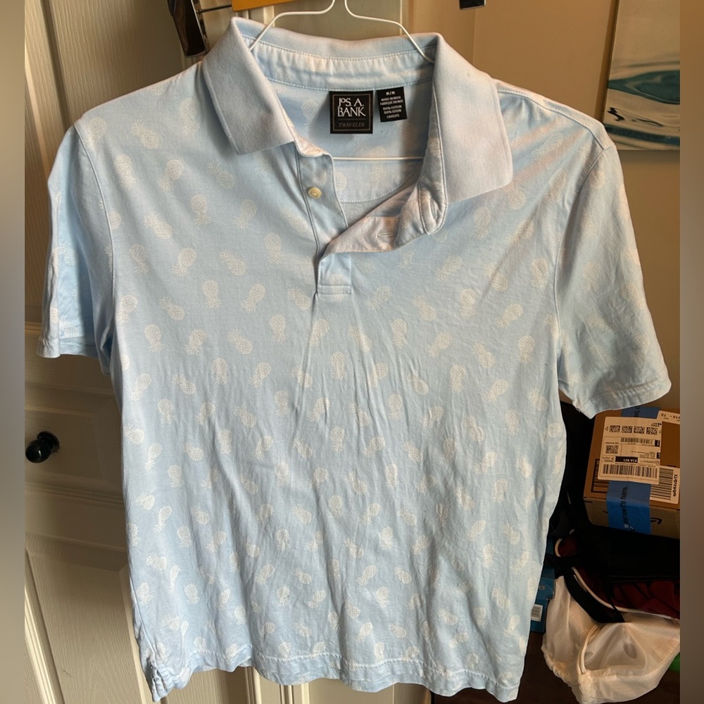 Jos. A. Bank Blue Polo Shirt Classic Style